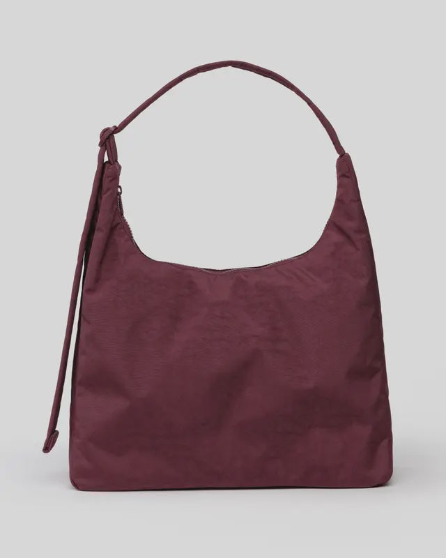 Mahogany Nylon Shoulder Bag