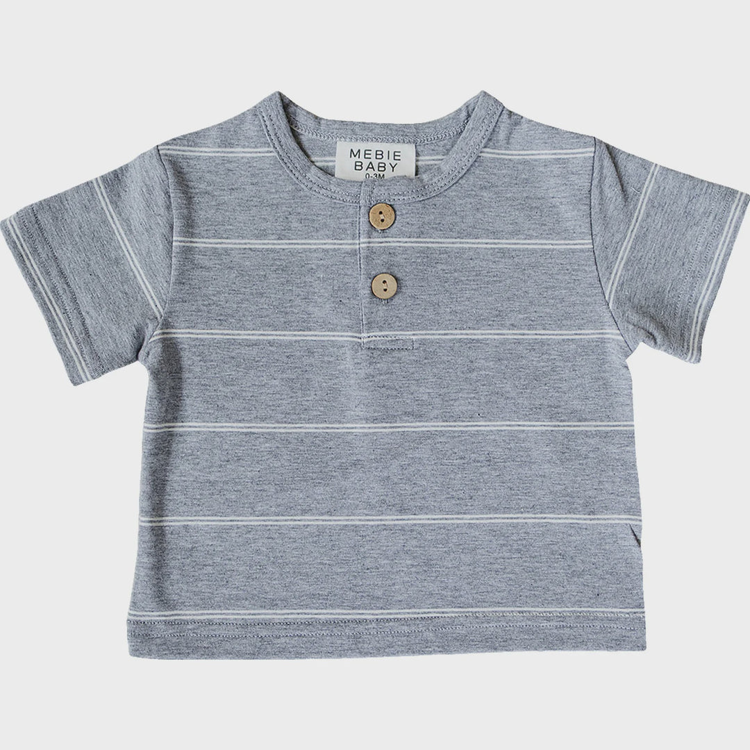 Grey Stripe Tee