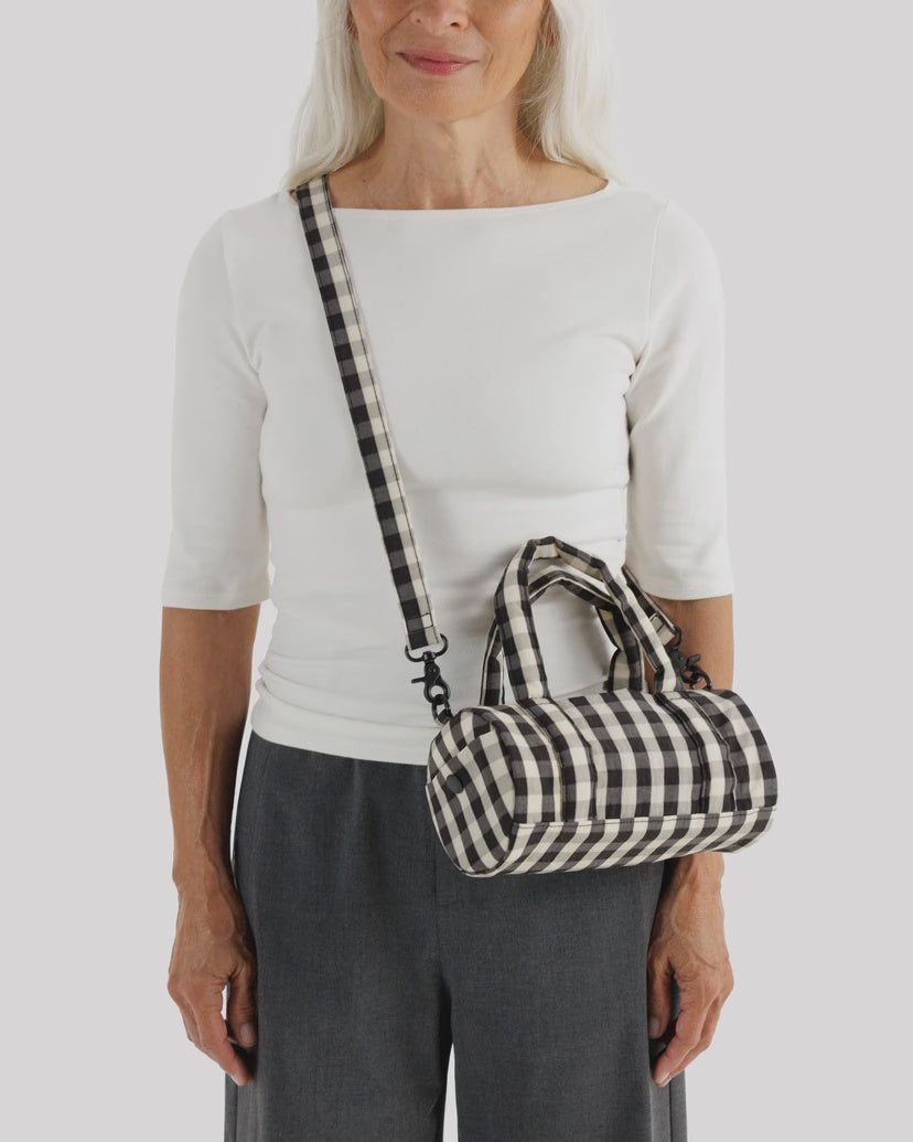 Gingham Small Duffle