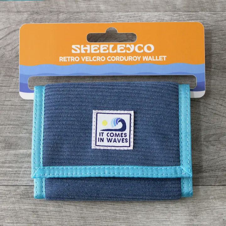 In Comes in Waves Velcro Wallet