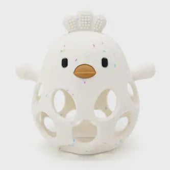 Chicken 3D Teether in Speckled