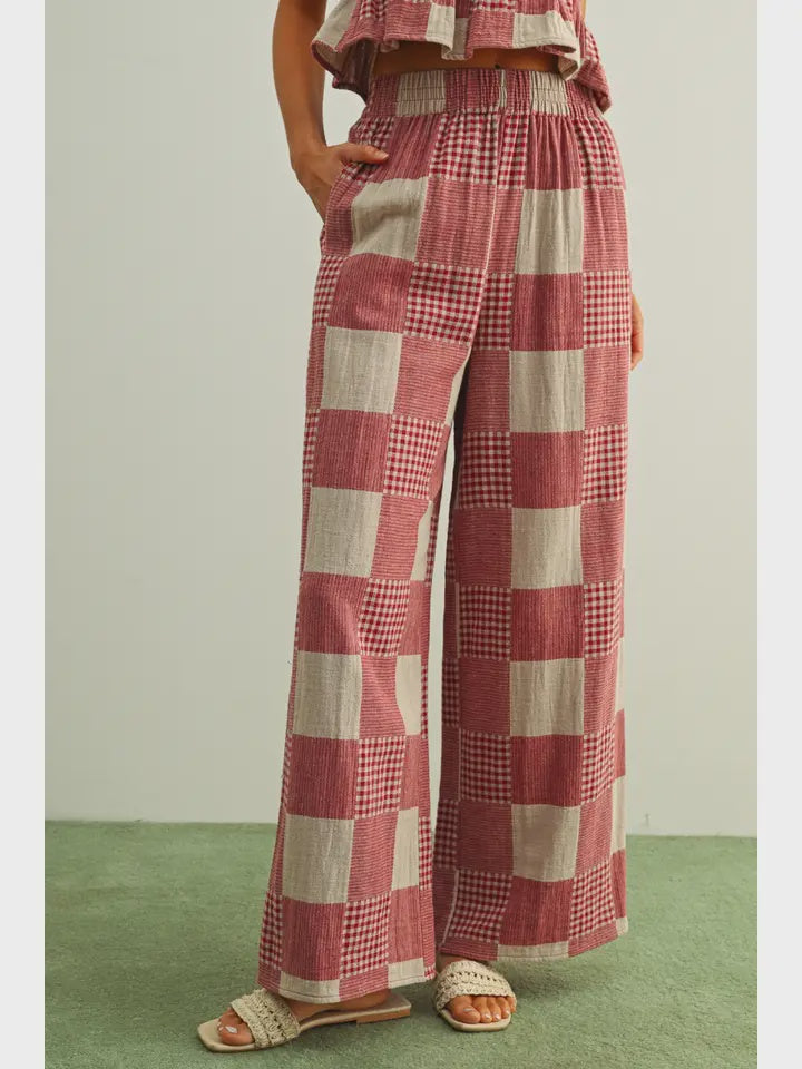 Victoria Gingham Pant