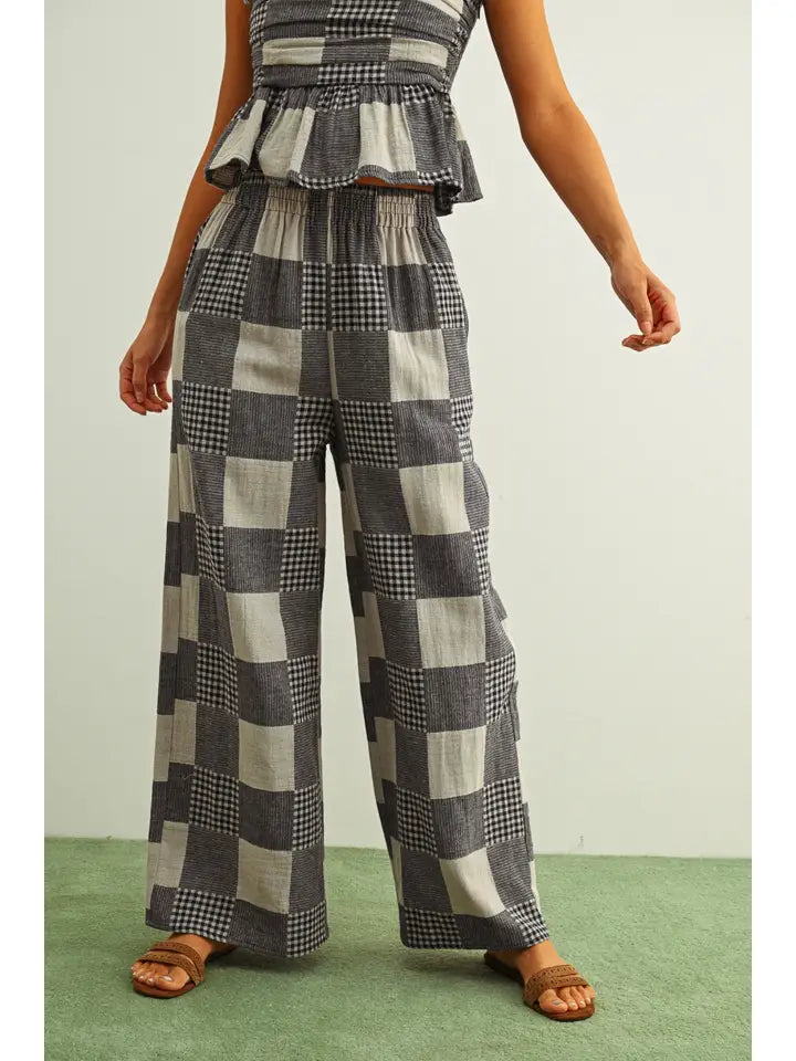 Victoria Gingham Pant