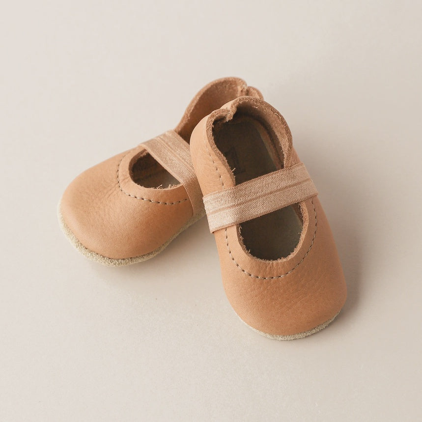 Brown Leather Mary Janes