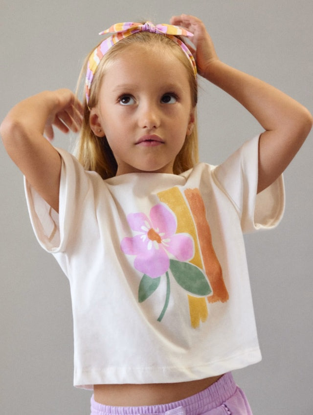 Abstract Floral Tee
