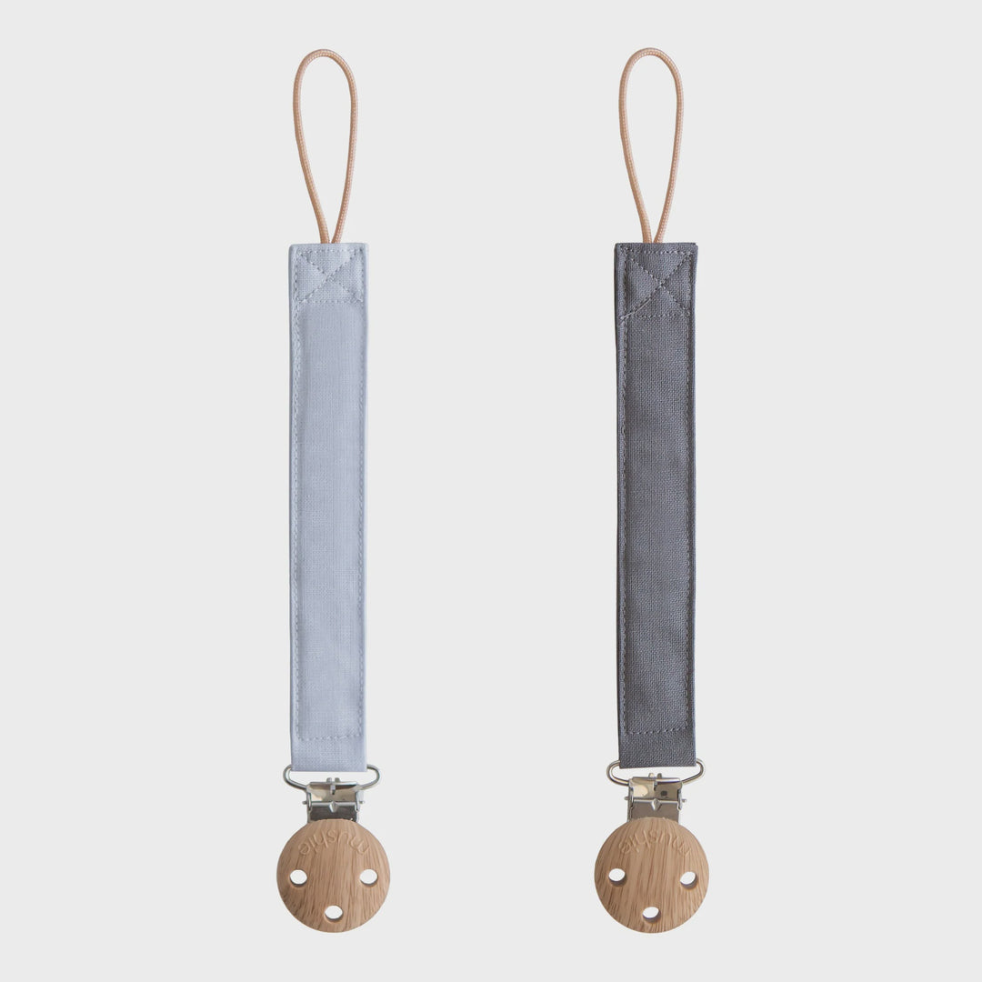Linen Paci Clip Set