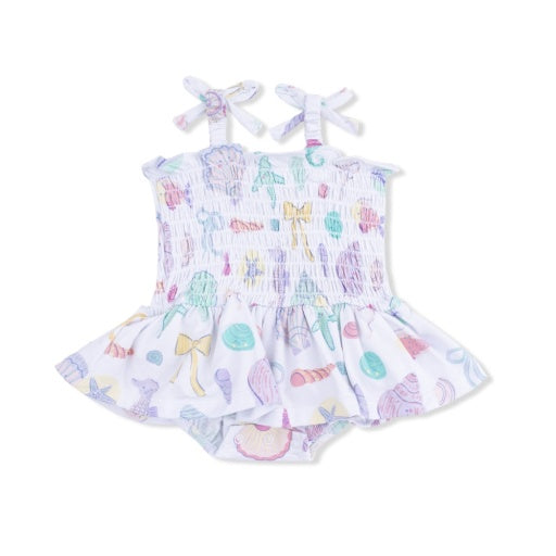 Beach Days Smocked Bubble
