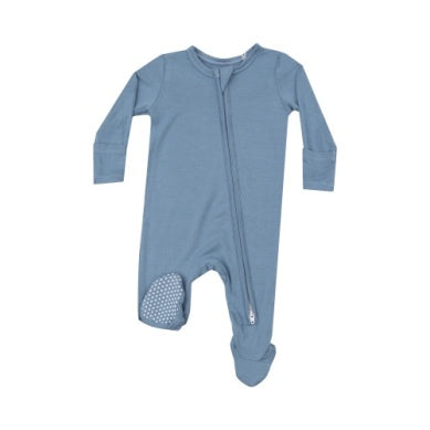 Blue Shadow 2 Way Zipper Footie