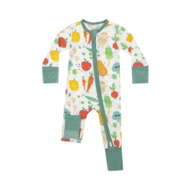 Fall Veggies - 2 Way Zipper Romper