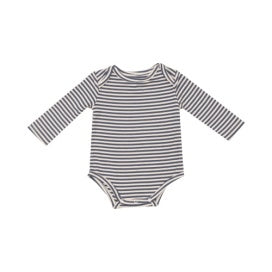 Navy + Oat Stripe Bodysuit