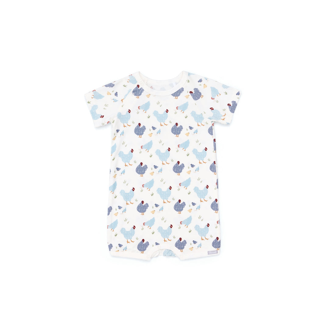 Chickens Modal Romper