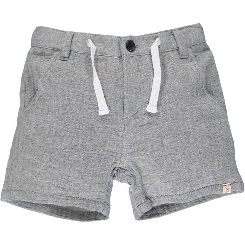 Grey Gauze Shorts