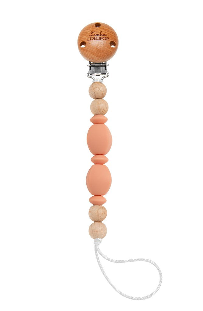 Pacifier Clip Soleil Coral