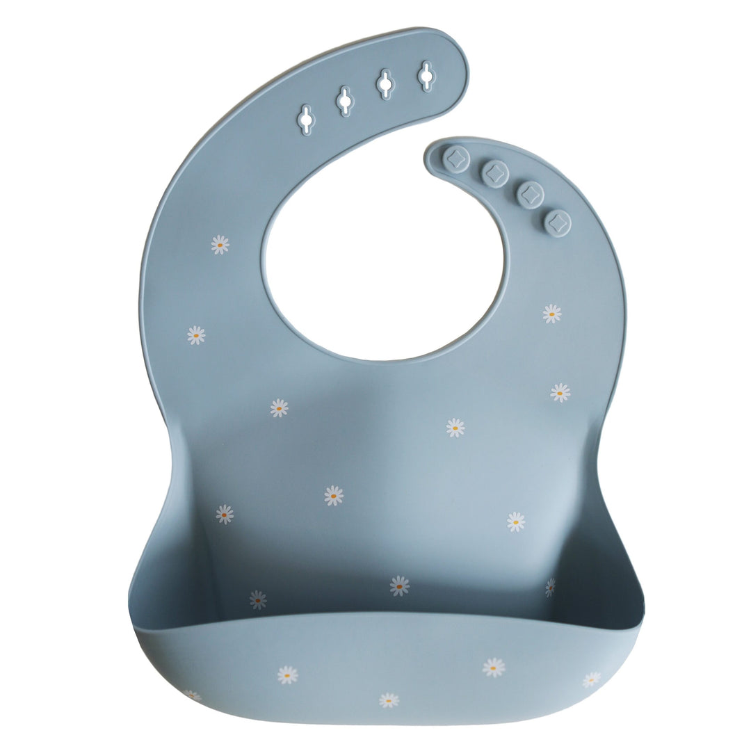 Mushie Bib White Daisy