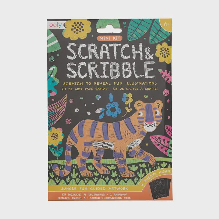 Scratch and Scribble Mini Art Kit in Jungle Fun