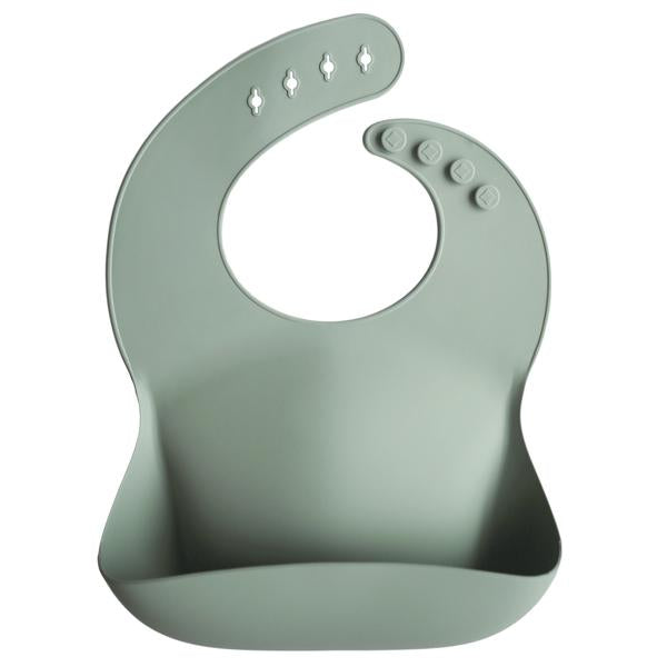 Mushie Bib Cambridge Blue