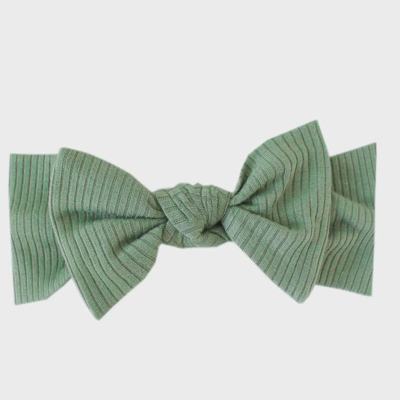 Clover Rib Knit Bow