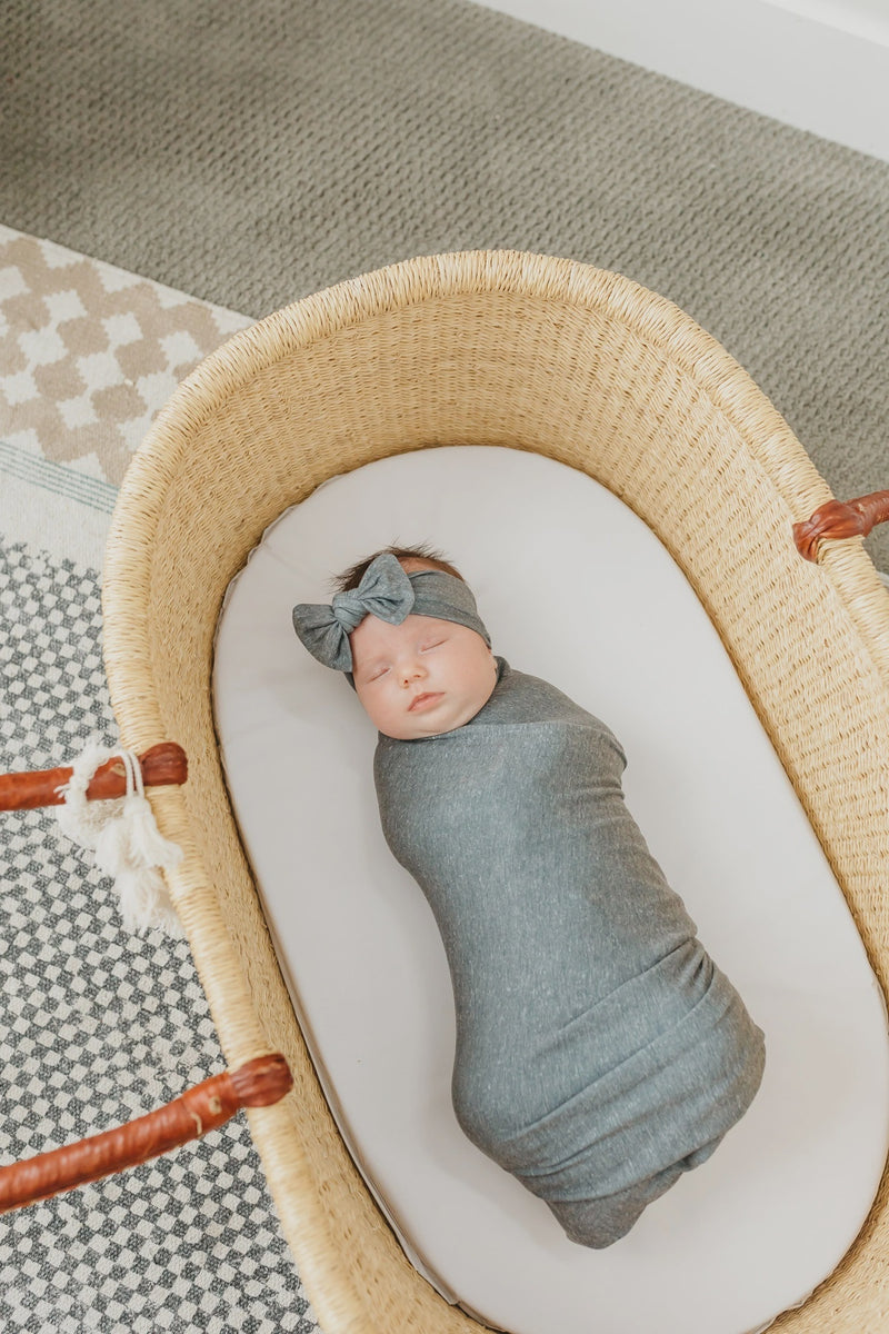 Slate Swaddle Blanket