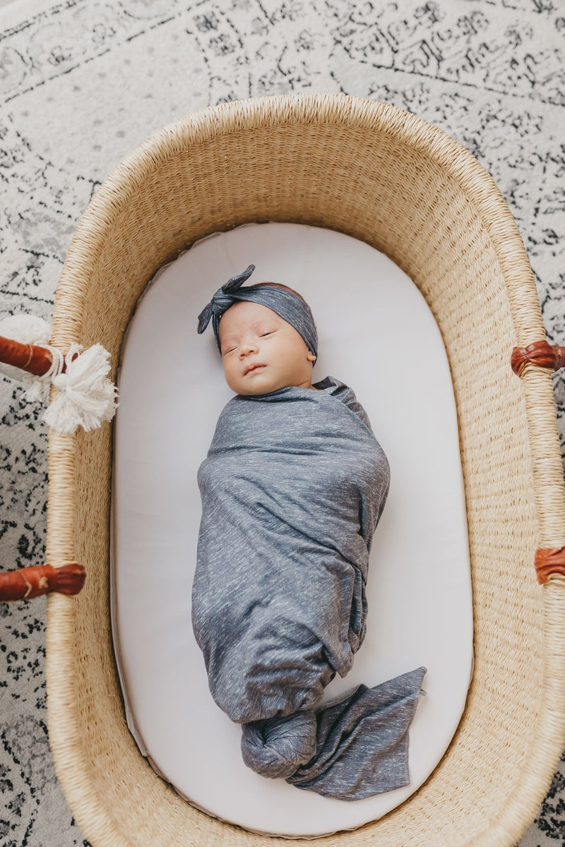 Denim Swaddle Blanket