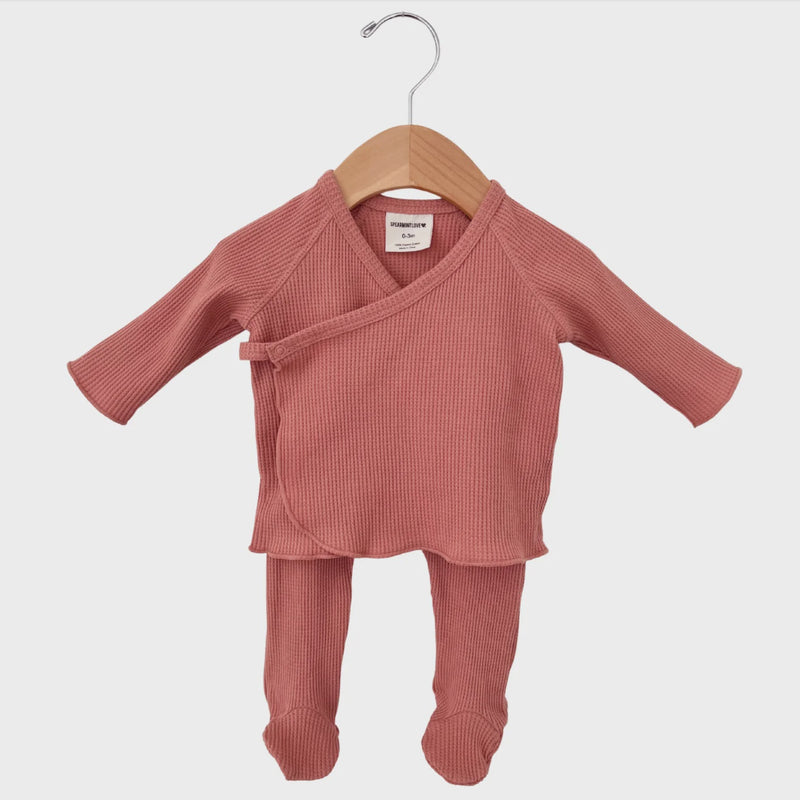 Dusty Rose Layette Set