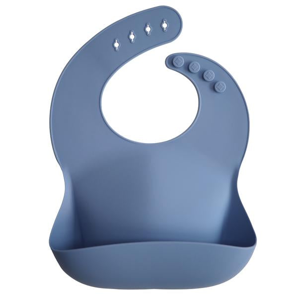 Mushie Bib Powder Blue