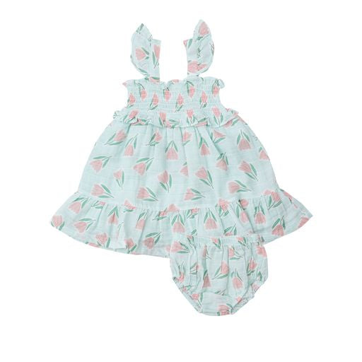 Tulips Dress & Bloomer Set